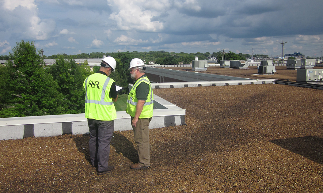 Building Enclosure Testing on Roof