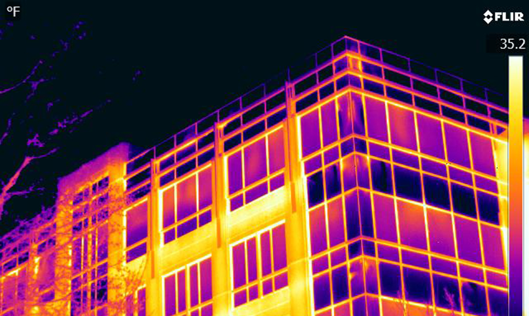 Infrared exterior building